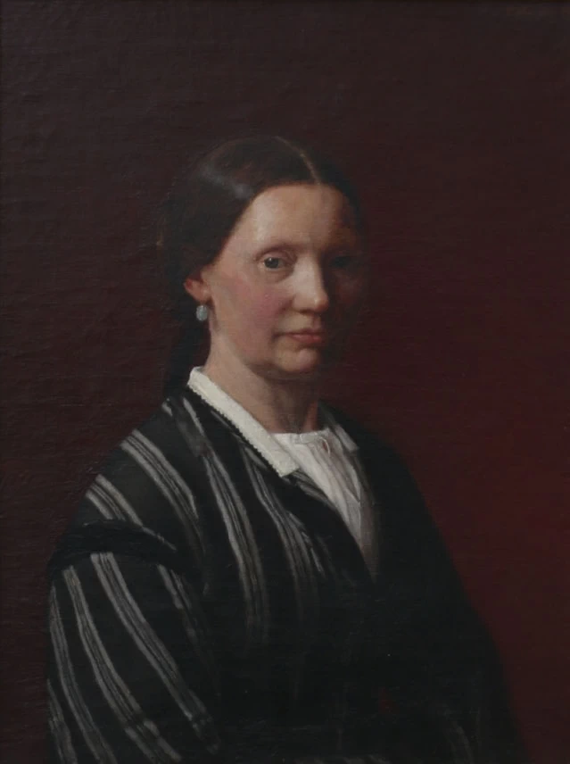 Ritratto della signora prof. Cecilie Kroyer - Stavanger kunstmuseum